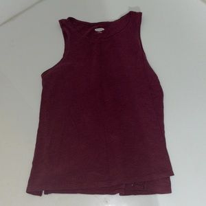 Maroon Old Navy Everywear tank top